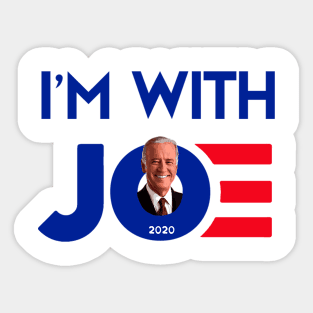 I'm with Joe 20 T-Shirt Sticker